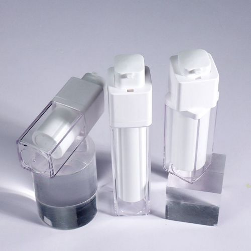 White Twist-Up Airless Bottle