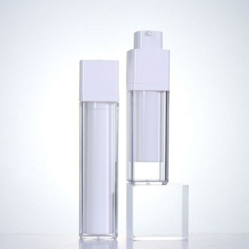 White Twist-Up Airless Bottle