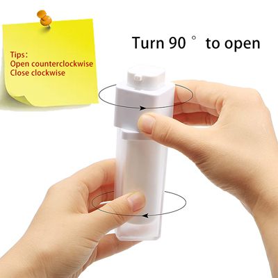 White Twist-Up Airless Bottle