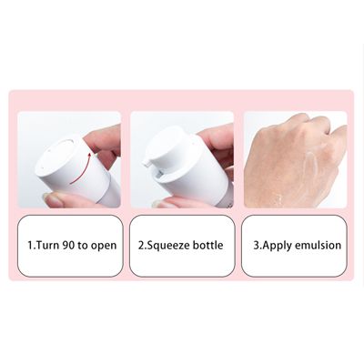 White Twist-Up Airless Bottle