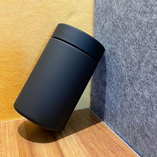Black Soft Touch HDPE Bottle