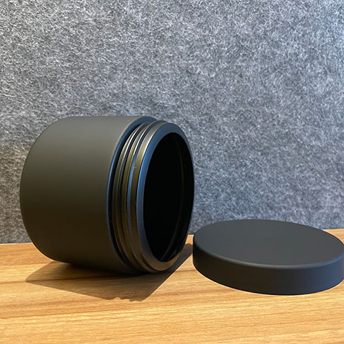 Black Soft Touch HDPE Bottle