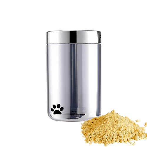 Chrome Plastic Canister