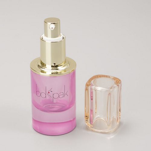 Glass Pump Bottle with Dip Tube