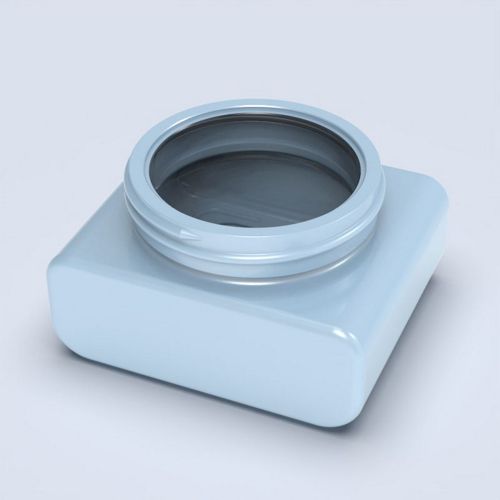 Square Glass Jar