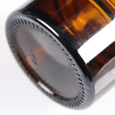 Frosted Glass Cream Jar