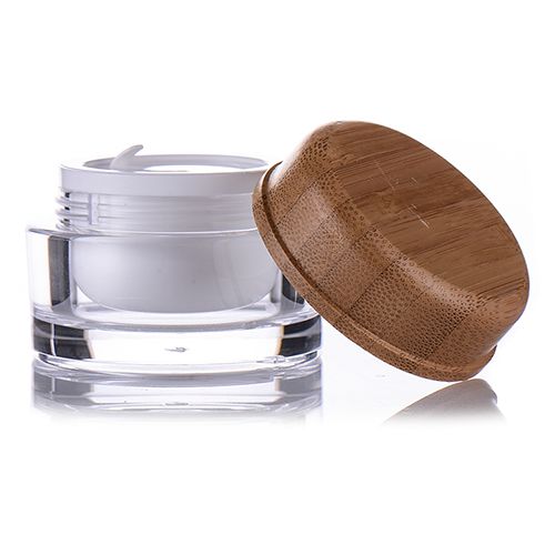 Acrylic Jar with Bamboo Lid