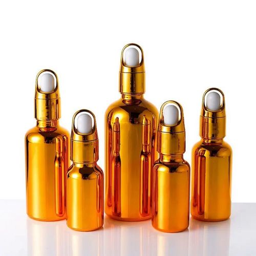 Gold Dropper Bottle