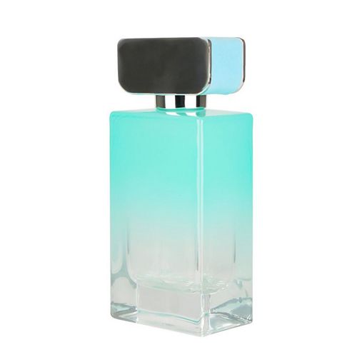 Blue & Green Rectangle Perfume Bottle