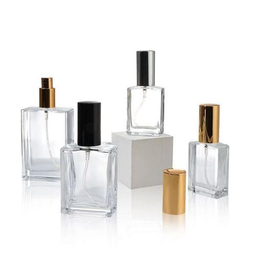 Clear Rectangle Perfume Bottle