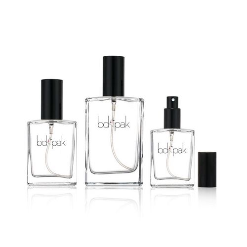 Clear Rectangle Perfume Bottle