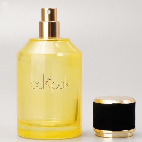 Yellow Round Perfume Bottle