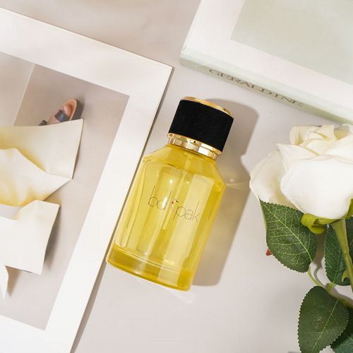 Yellow Round Perfume Bottle