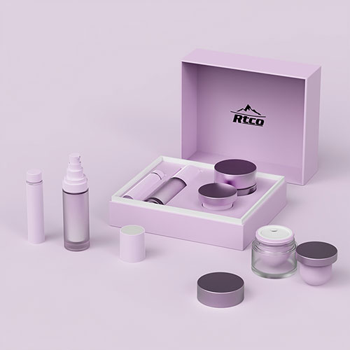 Refillable Airless Pump Bottle and Jar Set