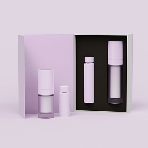 Refillable Airless Pump Bottle and Jar Set